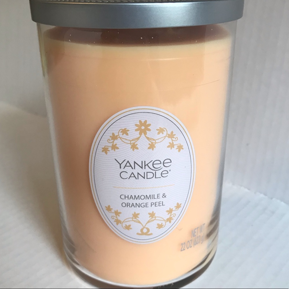 Yankee Candle “chamomile and orange peel” scent